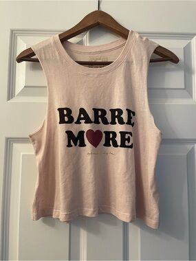 Spiritual Gangster “Barre More” raw-edge tank top - small